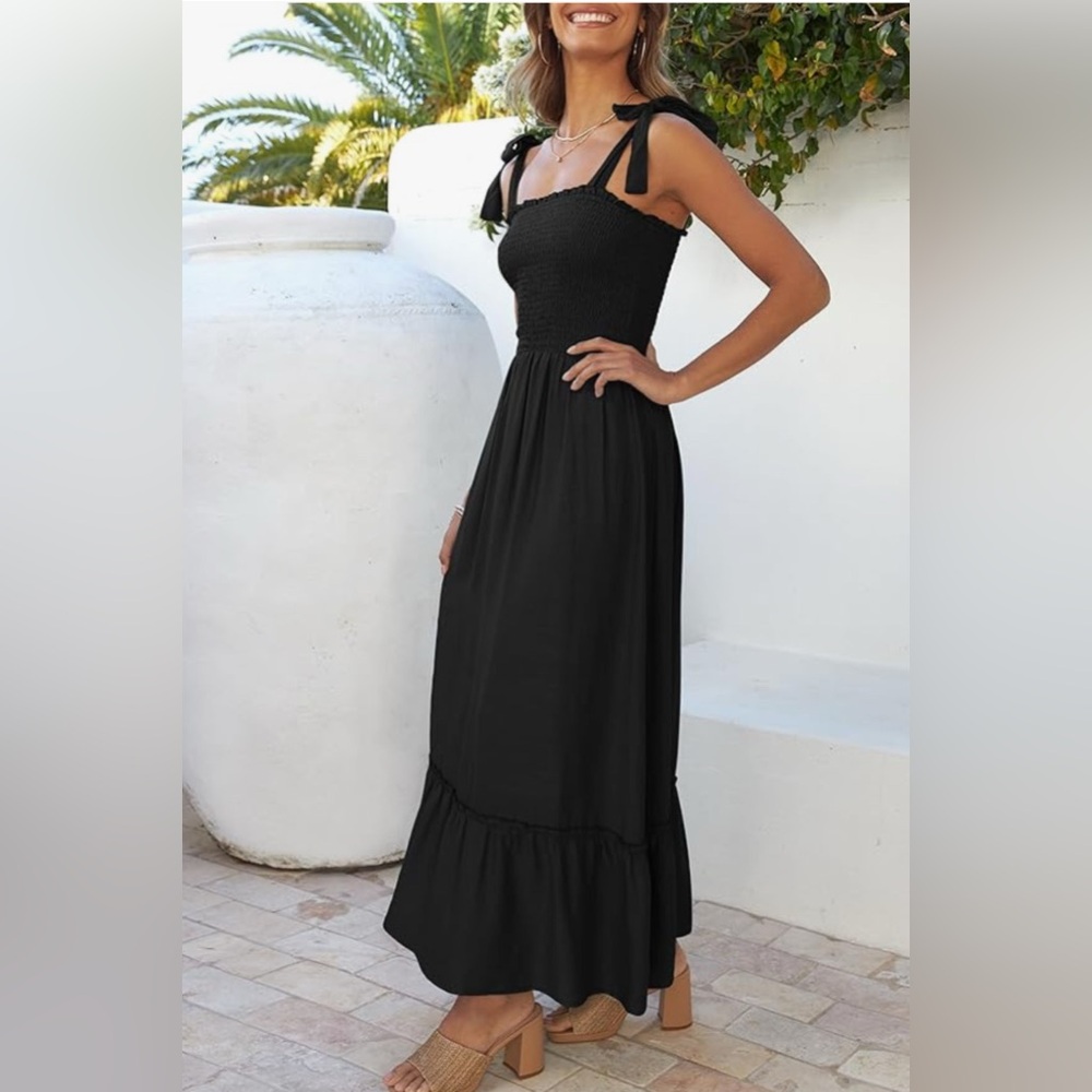Black tie should maxi dress